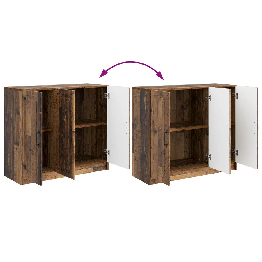Buffet Bois ancien 89 x 34,5 x 77 cm Bois d'ingénierie - 11