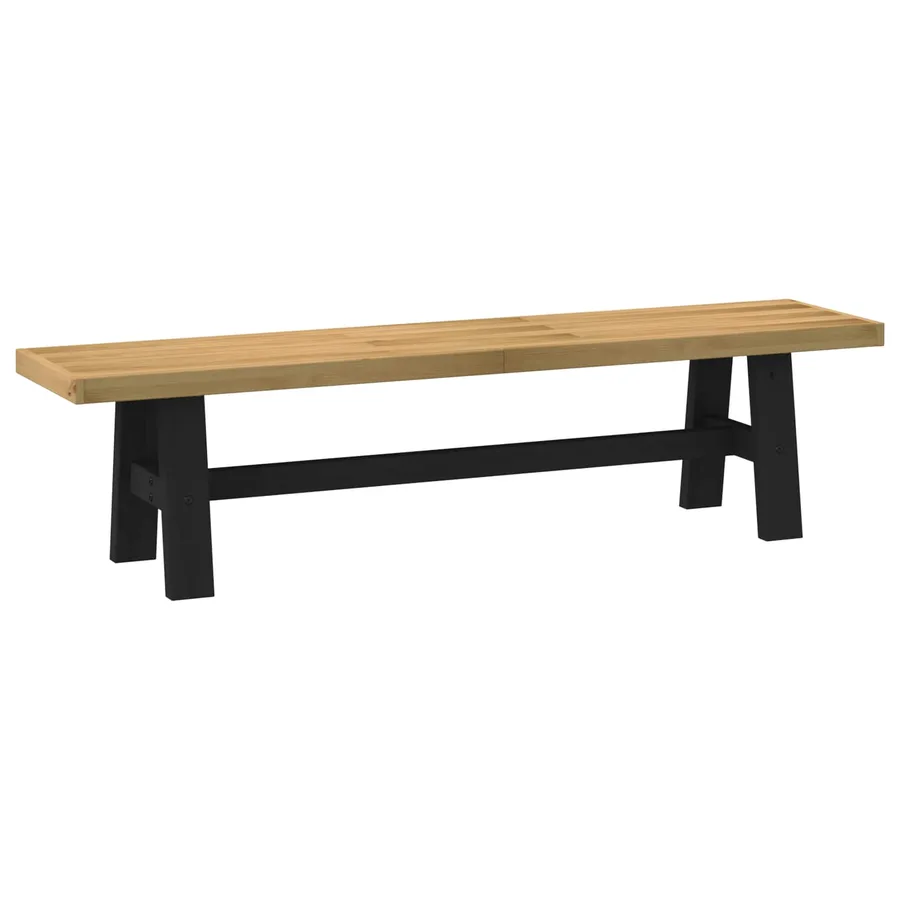 Banc de salle à manger NOAIN 160 x 41 x 45 cm Pin massif - 5