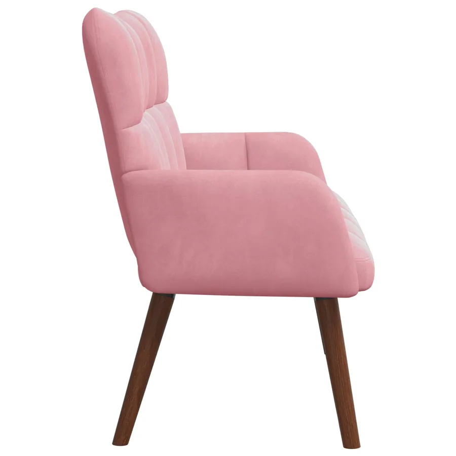Sofa 2 places Rose 115 x 61 x 87 cm Velours - 5