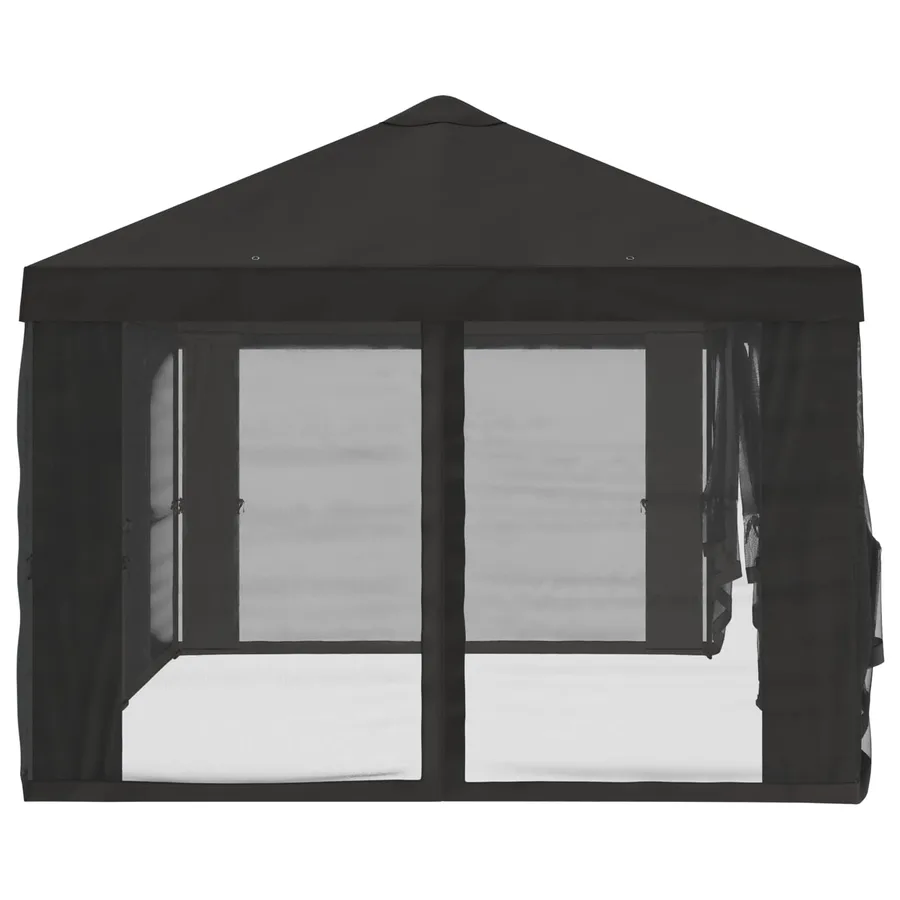 Housse de tonnelle avec murs latéraux Anthracite Polyester - 6