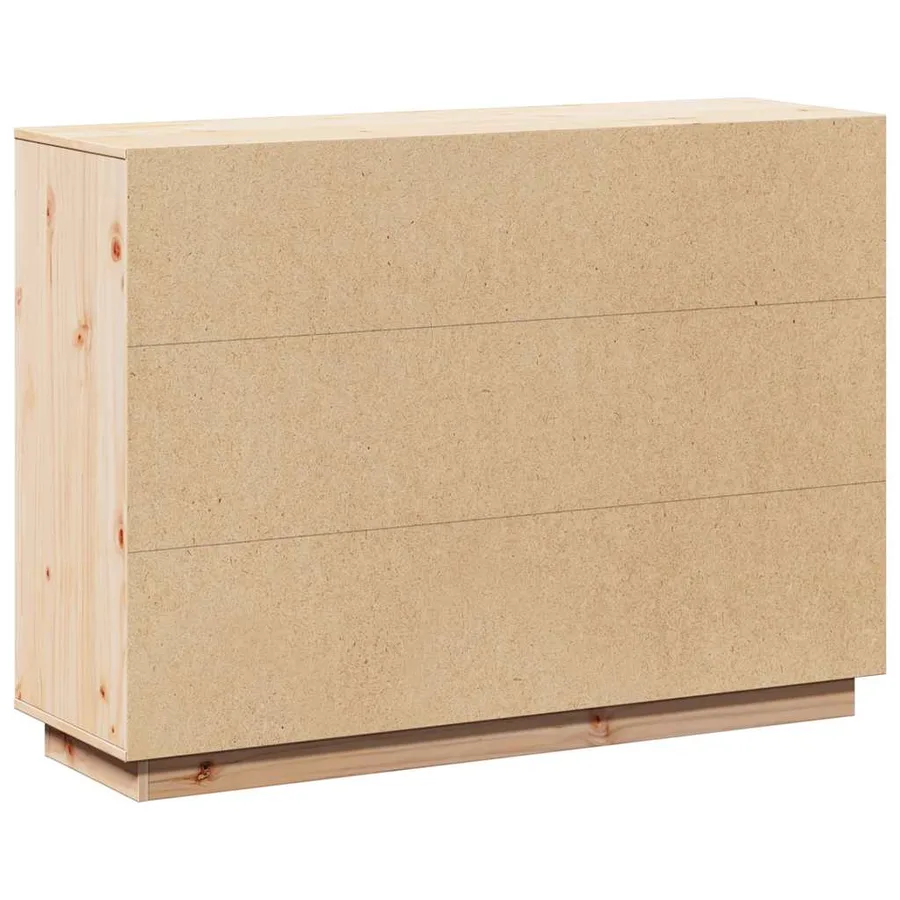 Buffet 110,5x35x80 cm Bois massif de pin - 9