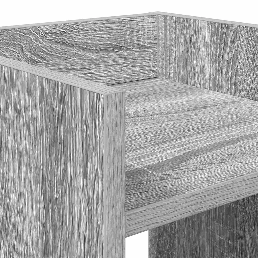Support de Plante 2 pc Gris Sonoma 30 x 30 x 100 cm - 9