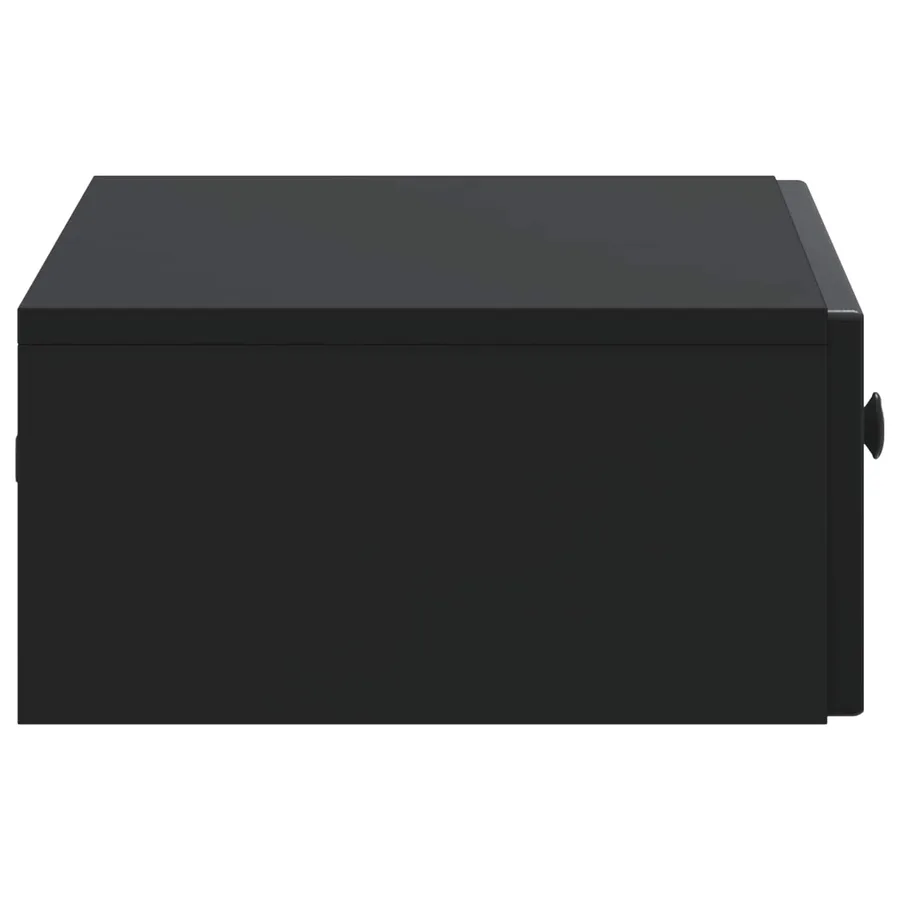 Table d'appoint murale Noir 59 x 34,5 x 17 cm Bois d'ingénierie - 6
