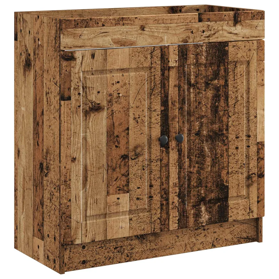 Ensemble de mobilier de salle de bain Bois ancien - 4