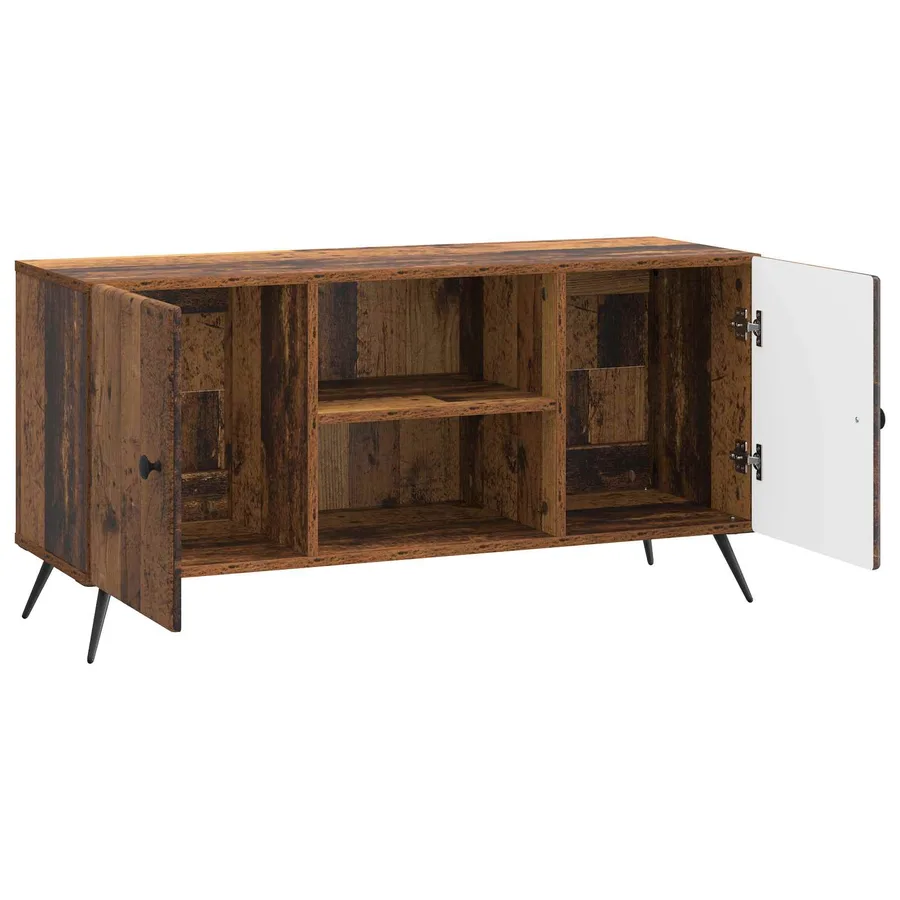 Meuble TV Bois ancien 102 x 34,5 x 50 cm Bois d'ingénierie - 5