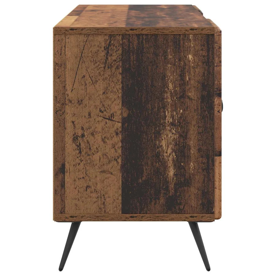Meuble TV Bois ancien 102 x 34,5 x 50 cm Bois d'ingénierie - 7
