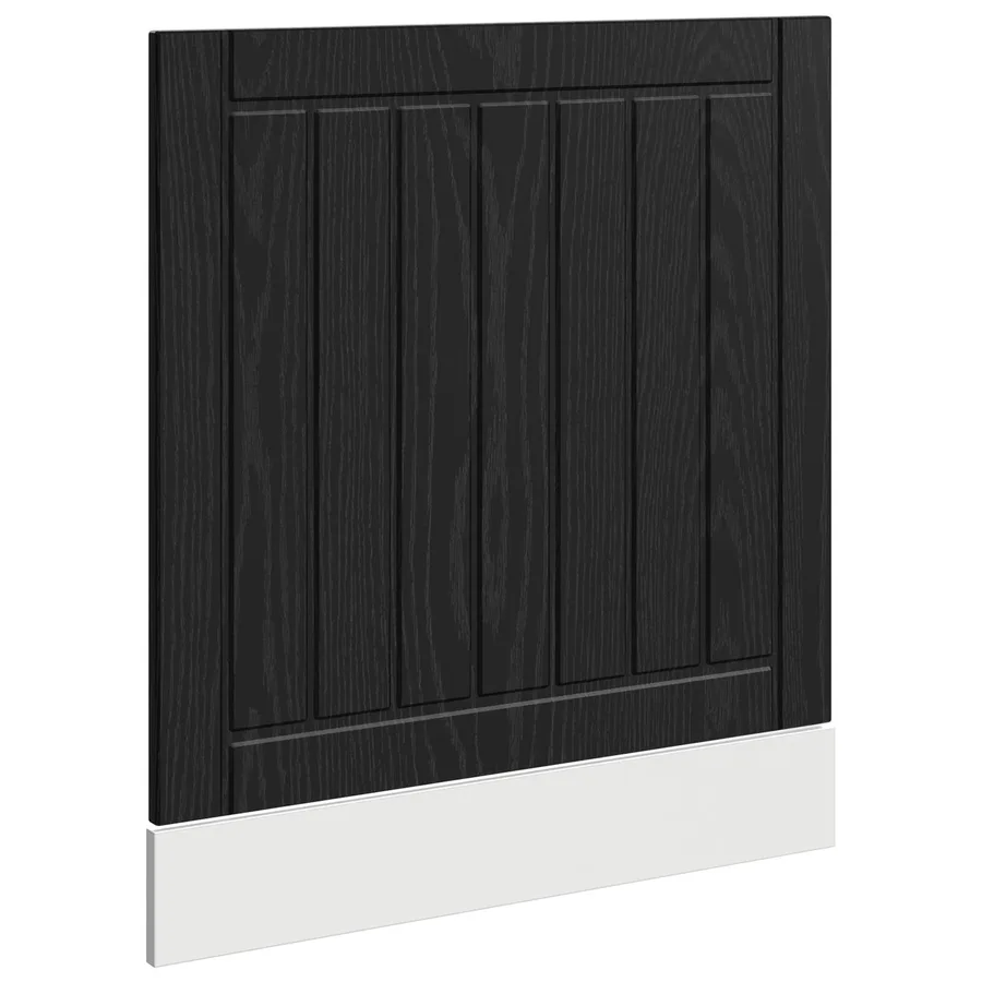 Panneau de lave-vaisselle LUCCA Chêne noir 60 x 1,5 x 57 cm - 2