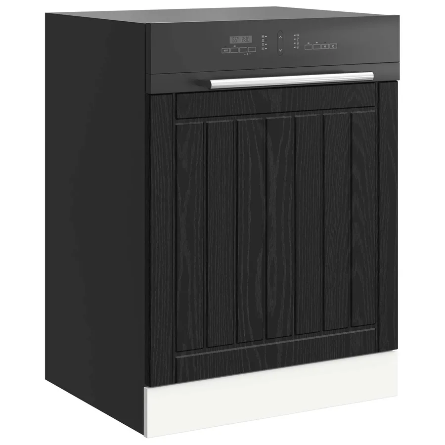 Panneau de lave-vaisselle LUCCA Chêne noir 60 x 1,5 x 57 cm - 3
