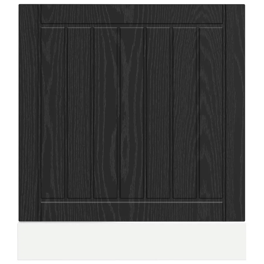 Panneau de lave-vaisselle LUCCA Chêne noir 60 x 1,5 x 57 cm - 4