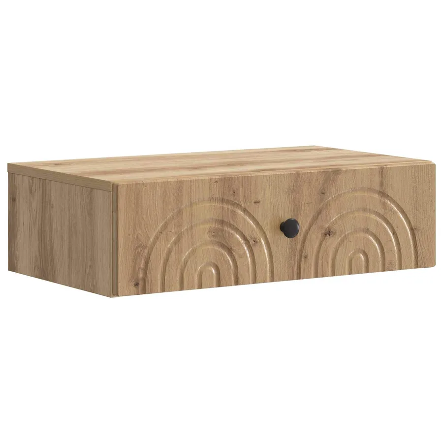 Table d'appoint murale 59 x 34,5 x 17 cm Bois d'ingénierie - 2