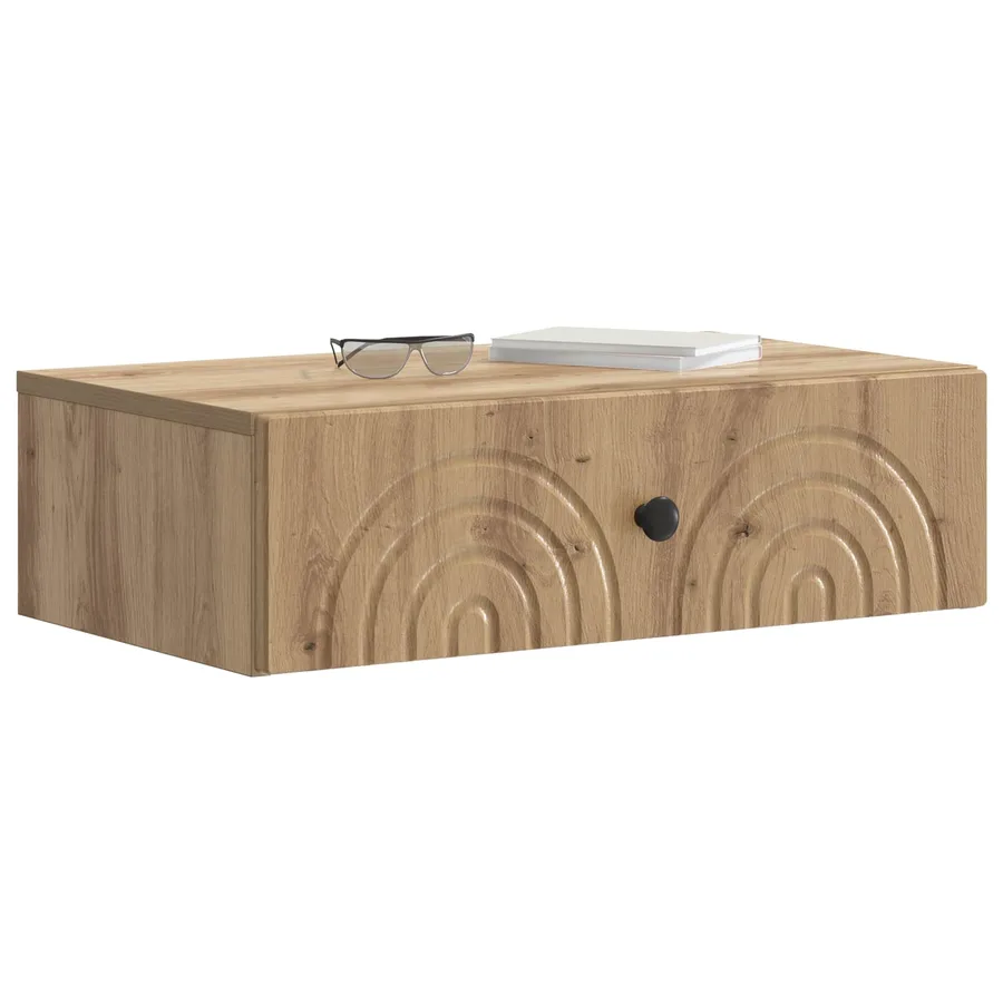 Table d'appoint murale 59 x 34,5 x 17 cm Bois d'ingénierie - 3