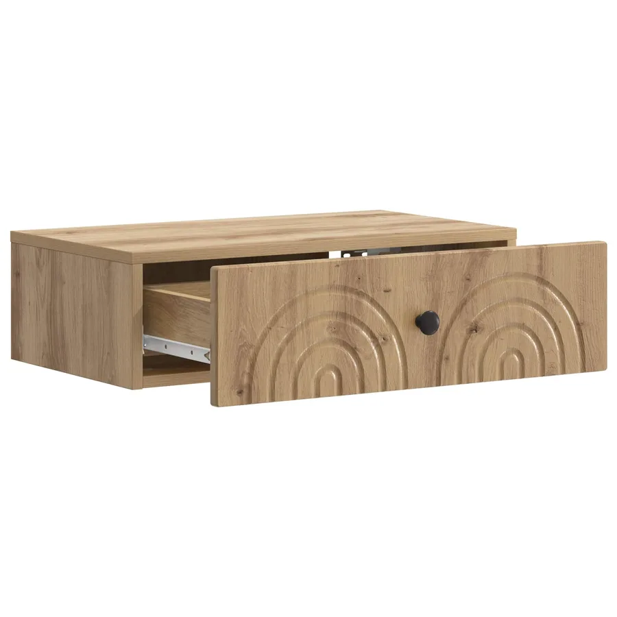 Table d'appoint murale 59 x 34,5 x 17 cm Bois d'ingénierie - 4