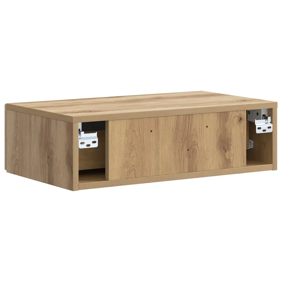 Table d'appoint murale 59 x 34,5 x 17 cm Bois d'ingénierie - 7