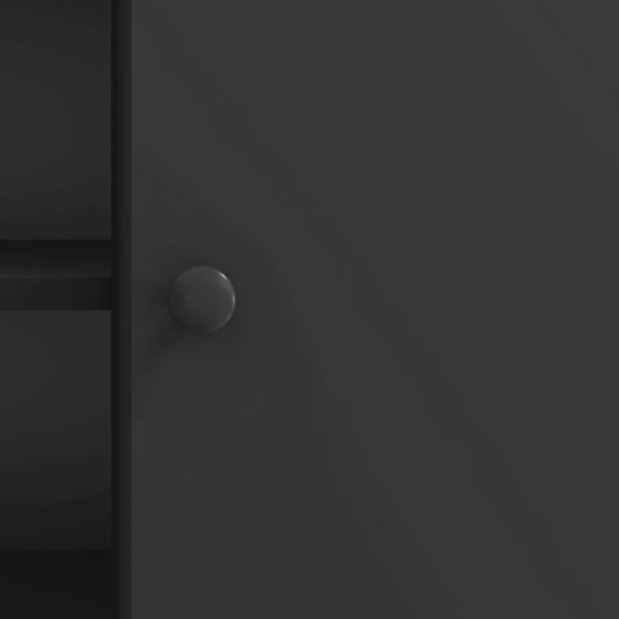 Meuble TV Noir 102 x 34,5 x 50 cm Bois d'ingénierie - 10