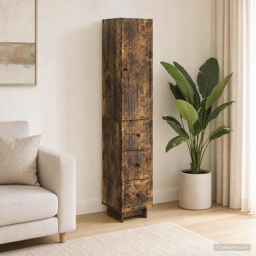 Ensemble de Meubles 2 pcs 33 x 34,5 x 90 cm Bois d'ingénierie