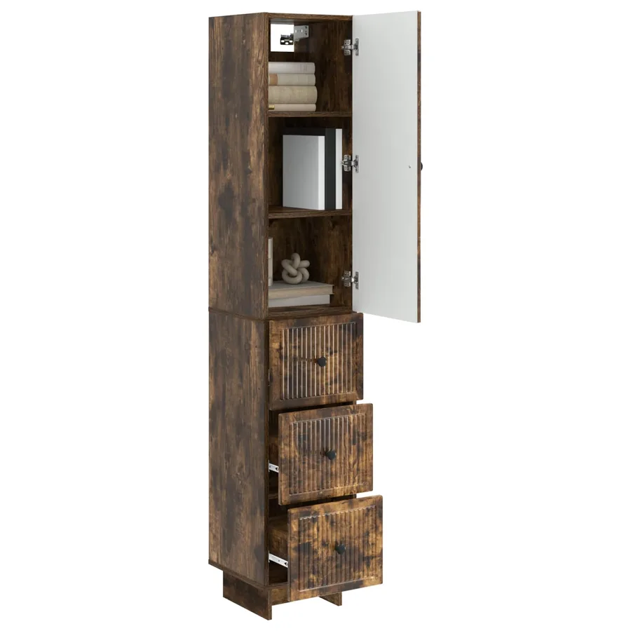 Ensemble de Meubles 2 pcs 33 x 34,5 x 90 cm Bois d'ingénierie - 3