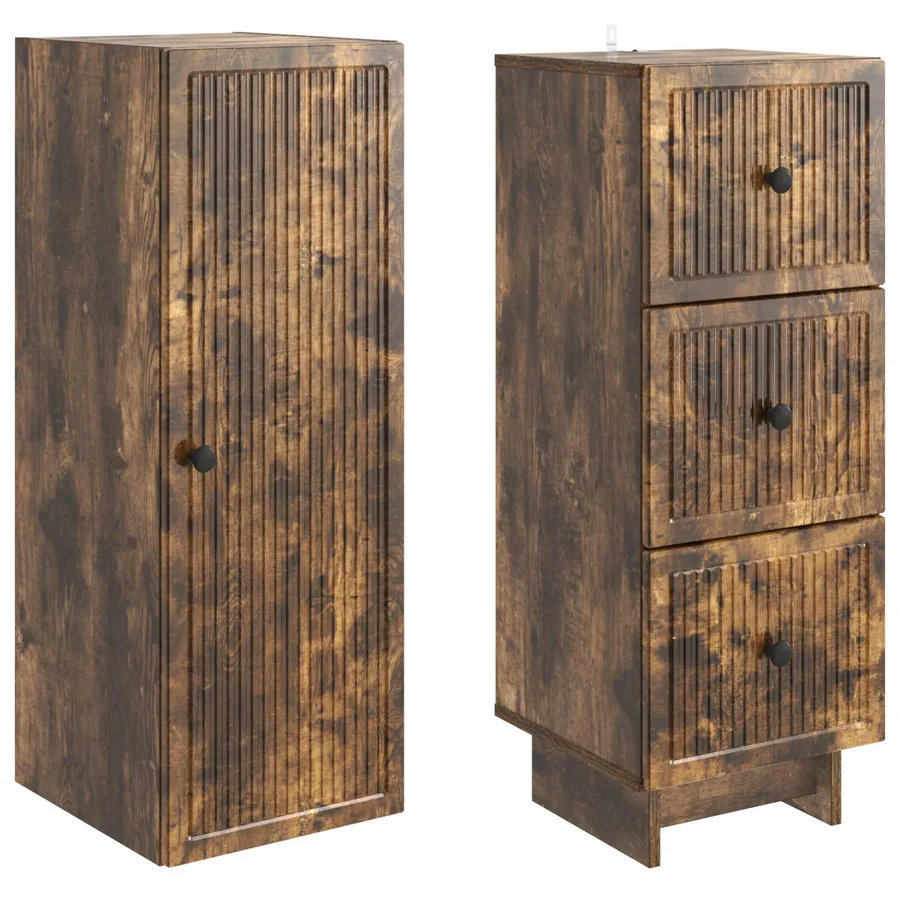 Ensemble de Meubles 2 pcs 33 x 34,5 x 90 cm Bois d'ingénierie - 4