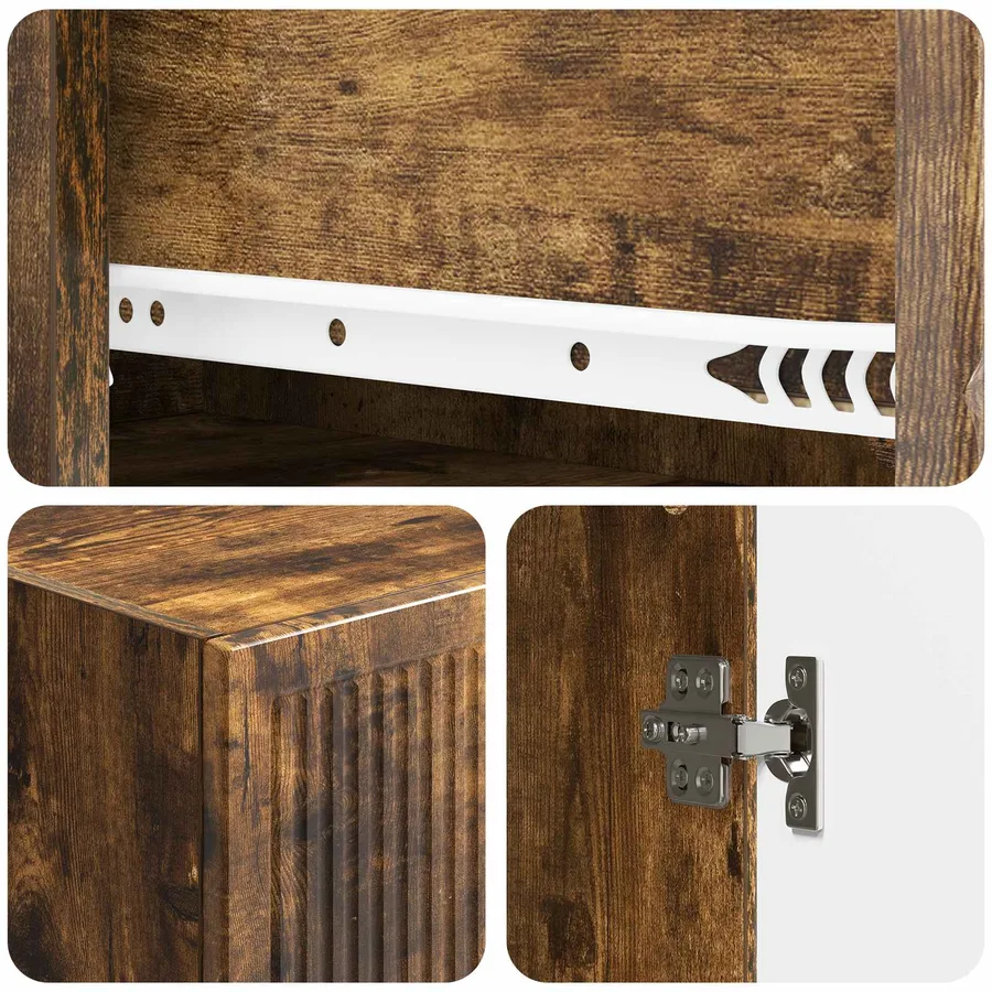 Ensemble de Meubles 2 pcs 33 x 34,5 x 90 cm Bois d'ingénierie - 8