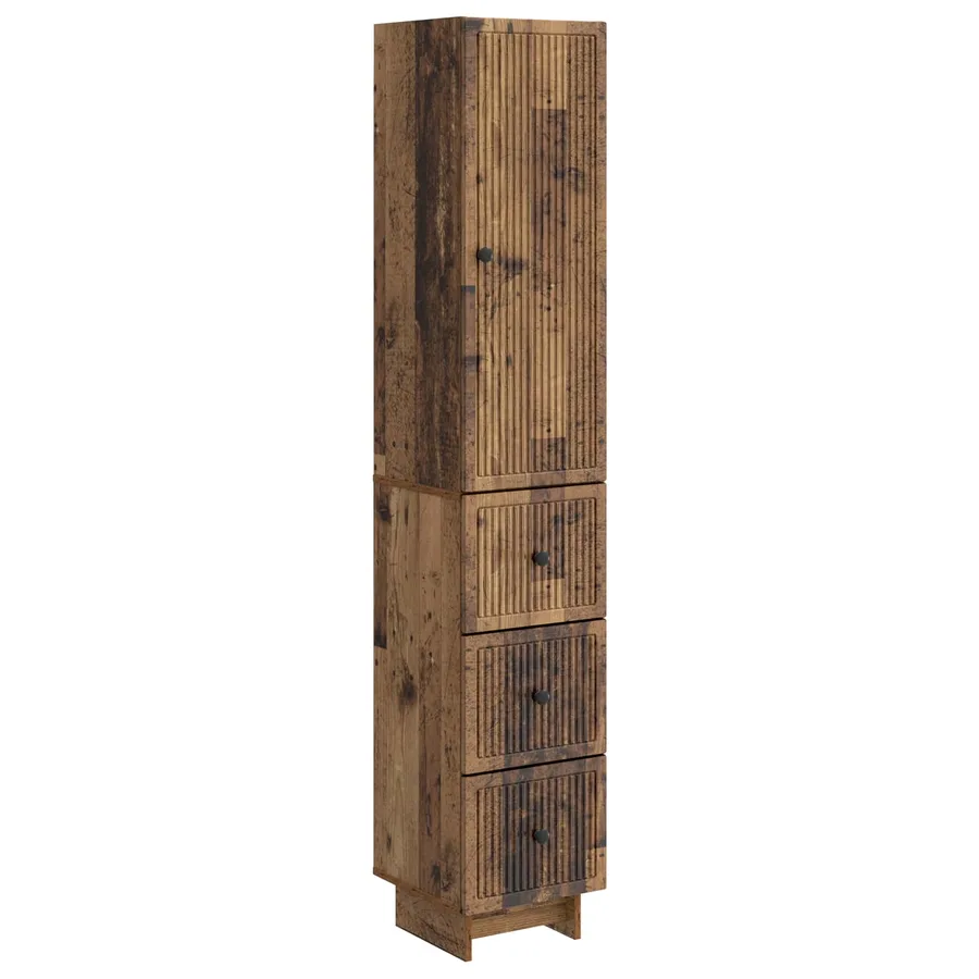 Ensemble de Meubles 2 pcs Bois ancien 33 x 34,5 x 90 cm - 2