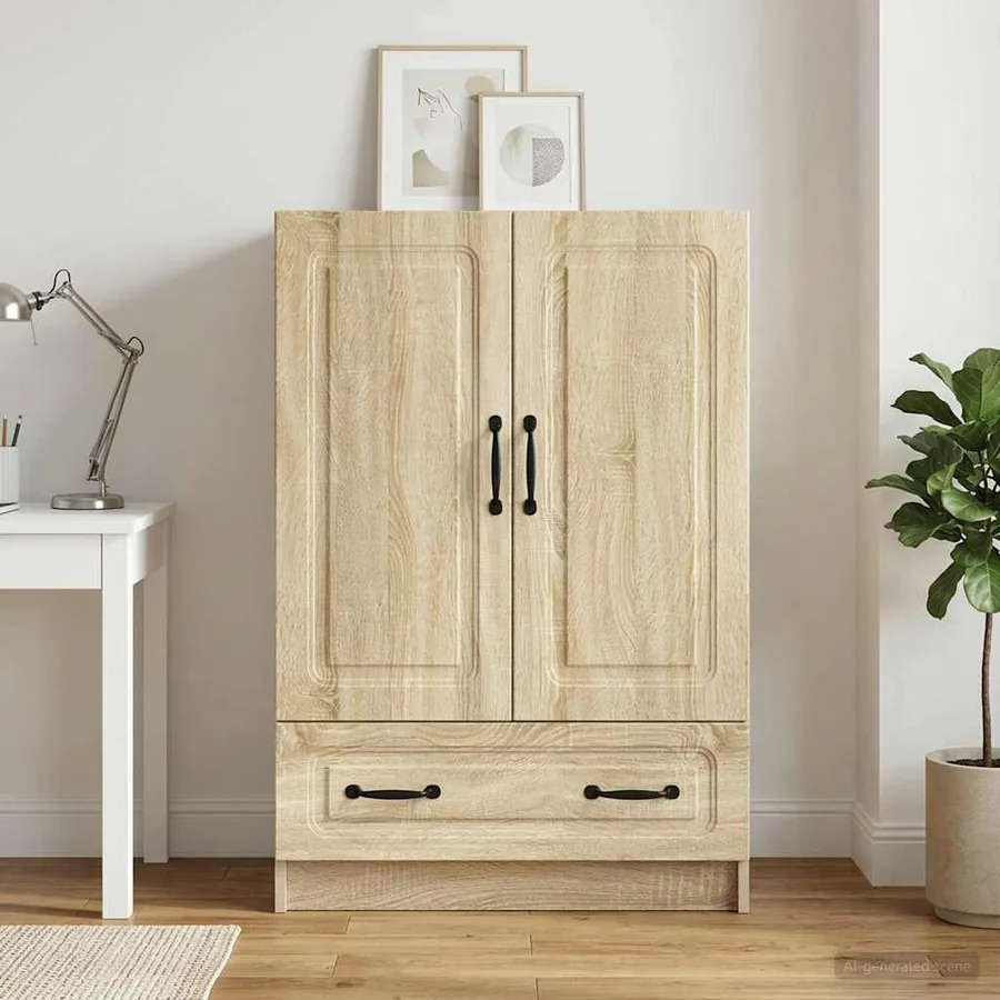 Buffet Chêne Sonoma 66 x 34,5 x 92 cm Bois d'ingénierie