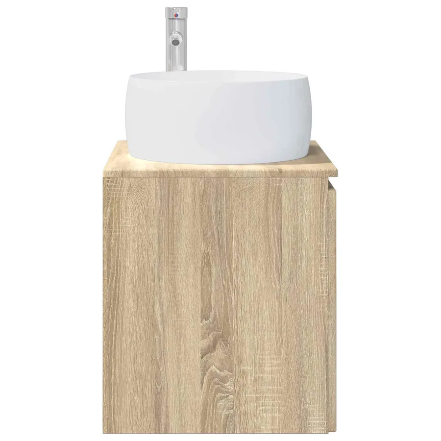 Vanité de lavabo mural Chêne Sonoma 49,5 x 44,5 x 66 cm - 4