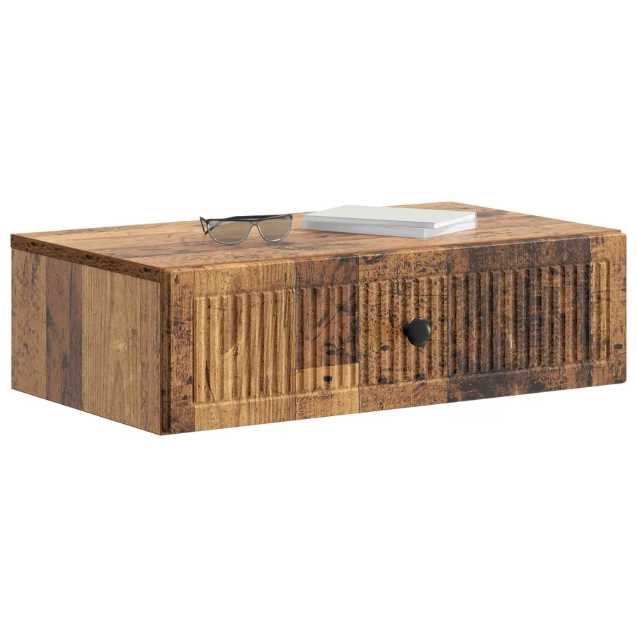 Table d'appoint murale Bois ancien 59 x 34,5 x 17 cm - 3