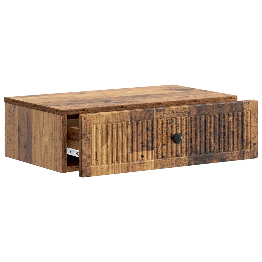 Table d'appoint murale Bois ancien 59 x 34,5 x 17 cm - 4