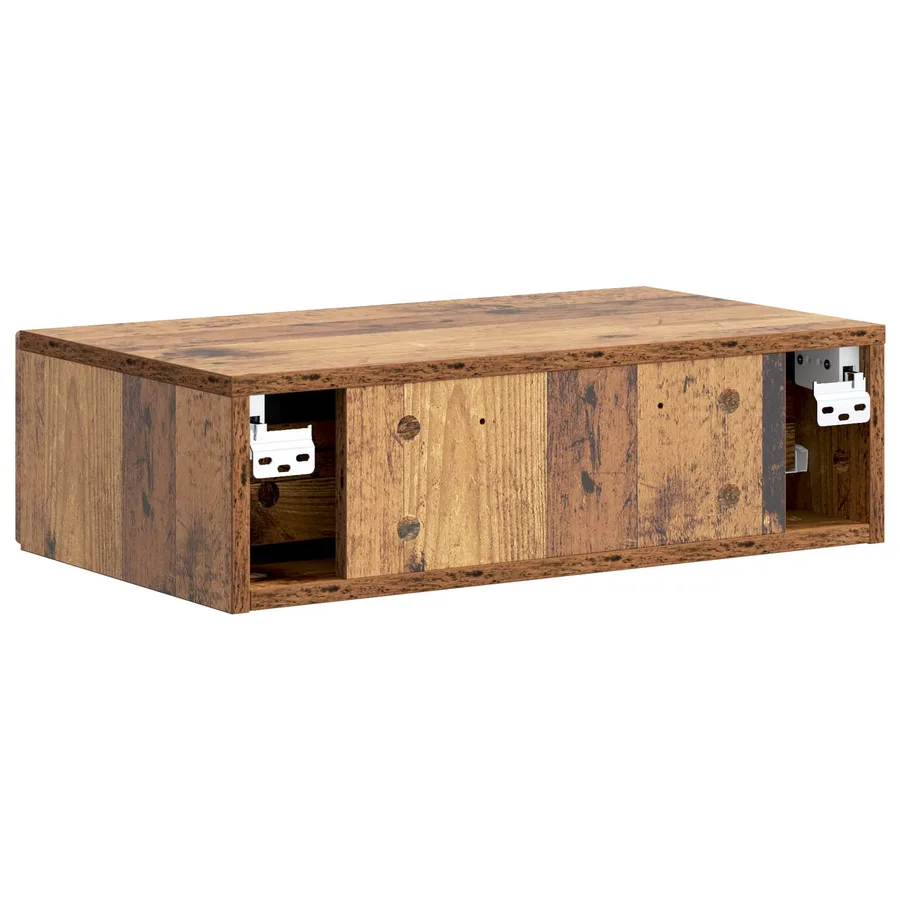 Table d'appoint murale Bois ancien 59 x 34,5 x 17 cm - 7