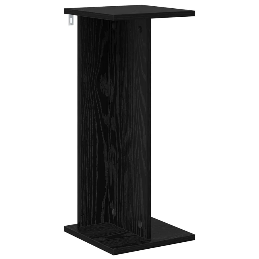 Support de Plante 2 pc Chêne Noir 25 x 25,5 x 60,5 cm - 5