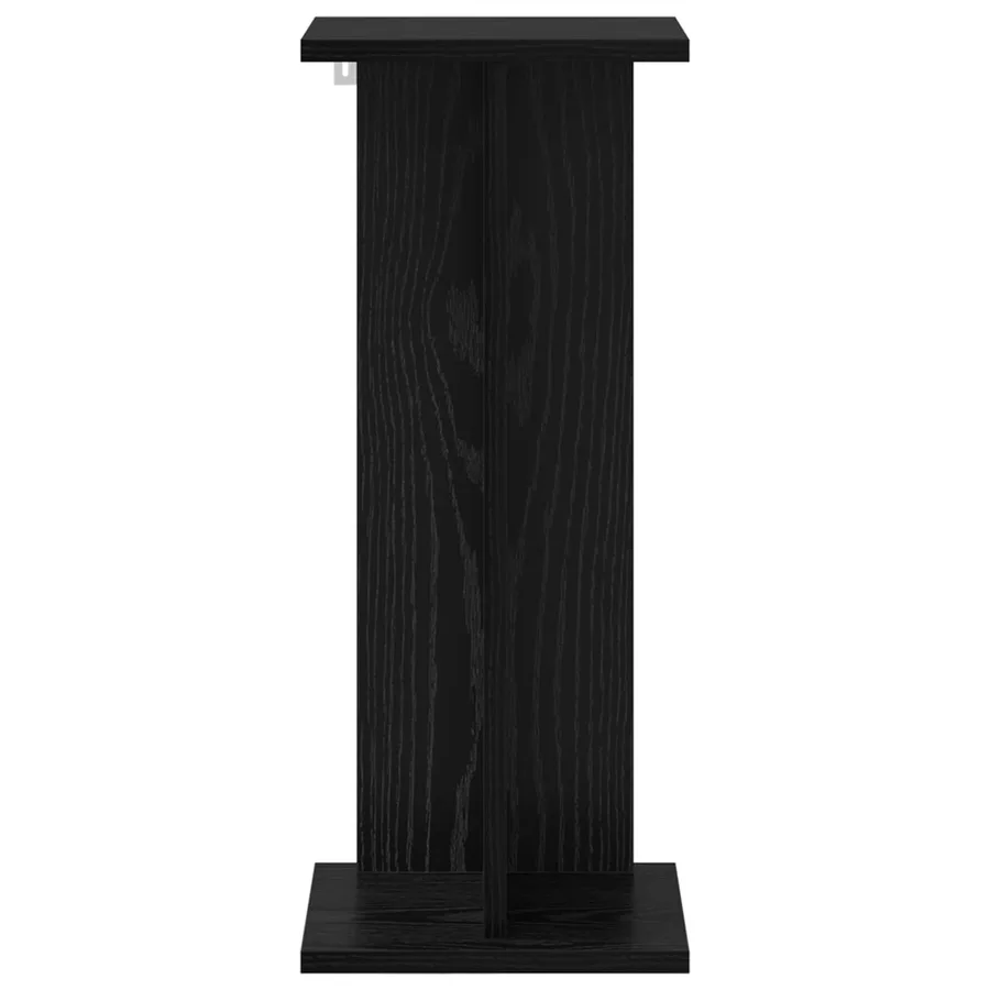 Support de Plante 2 pc Chêne Noir 25 x 25,5 x 60,5 cm - 6