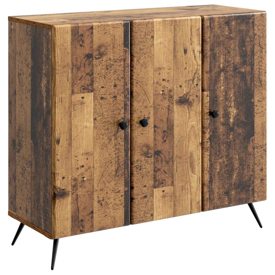 Buffet Bois ancien 89 x 34,5 x 80 cm Bois d'ingénierie - 2