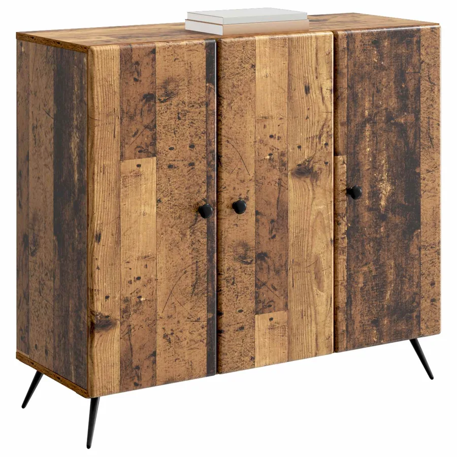 Buffet Bois ancien 89 x 34,5 x 80 cm Bois d'ingénierie - 3