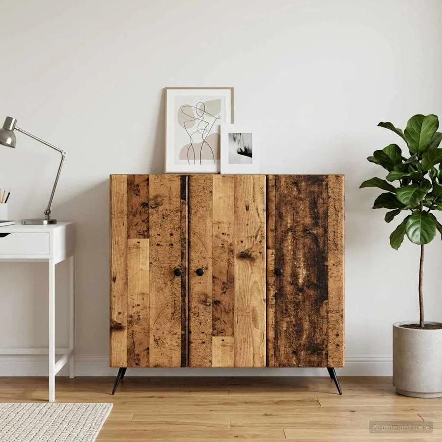 Buffet Bois ancien 89 x 34,5 x 80 cm Bois d'ingénierie - 4