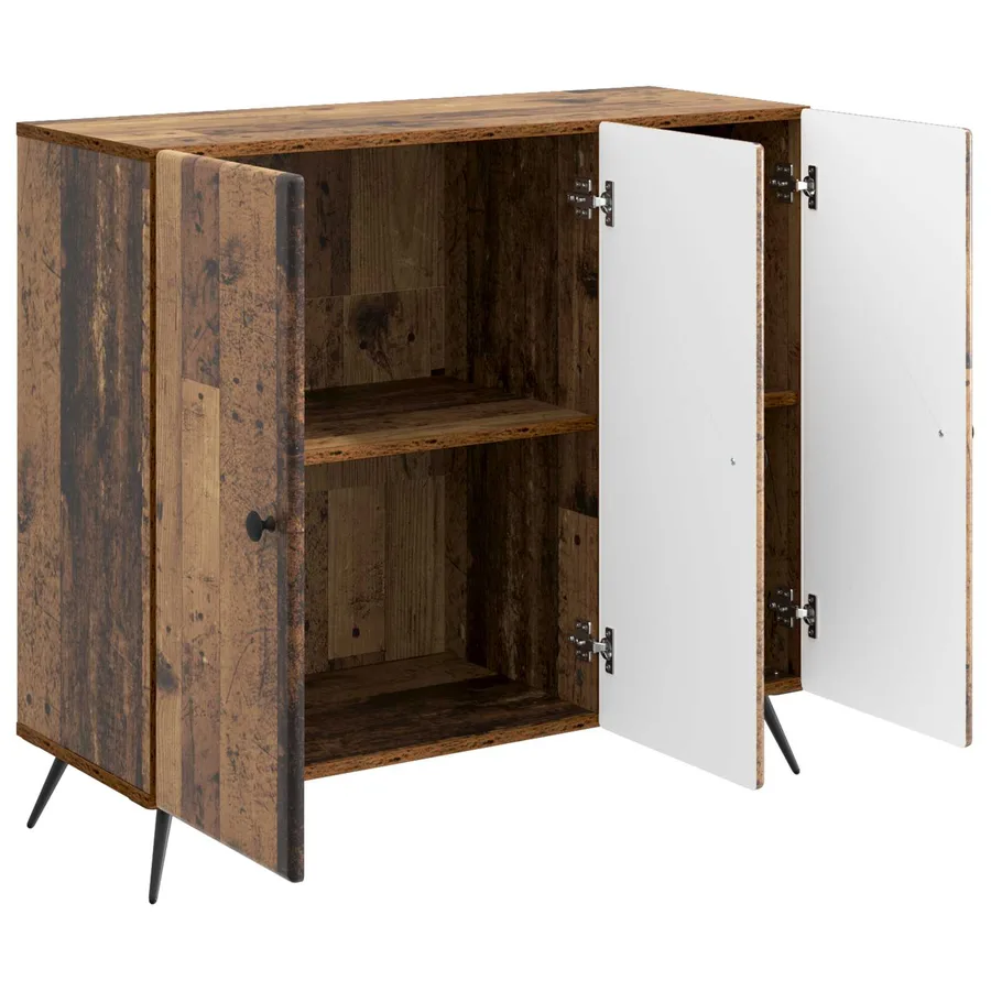 Buffet Bois ancien 89 x 34,5 x 80 cm Bois d'ingénierie - 5