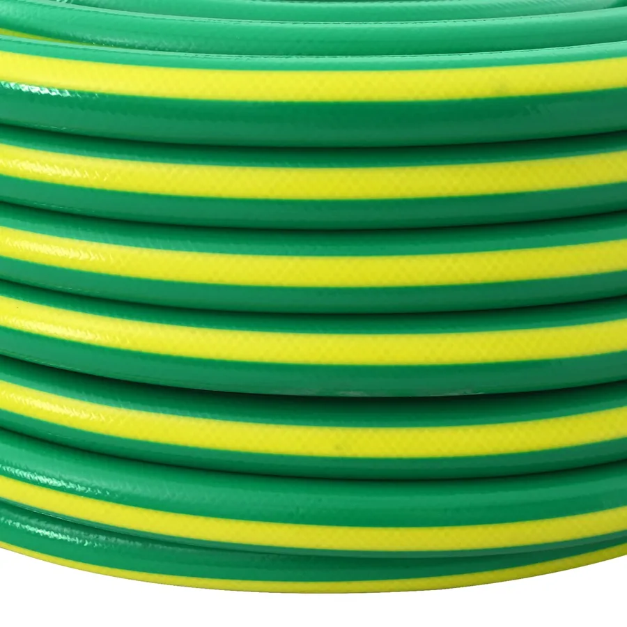 Tuyau de jardin 5 couches Vert et jaune 3 / 4'' 50 m PVC - 4