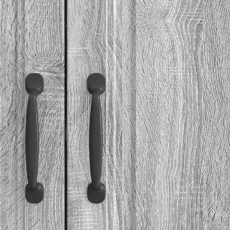 Buffet Sonoma gris 89 x 34,5 x 77 cm Bois d'ingénierie - 10