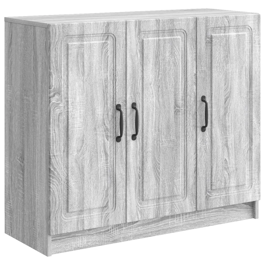 Buffet Sonoma gris 89 x 34,5 x 77 cm Bois d'ingénierie - 2