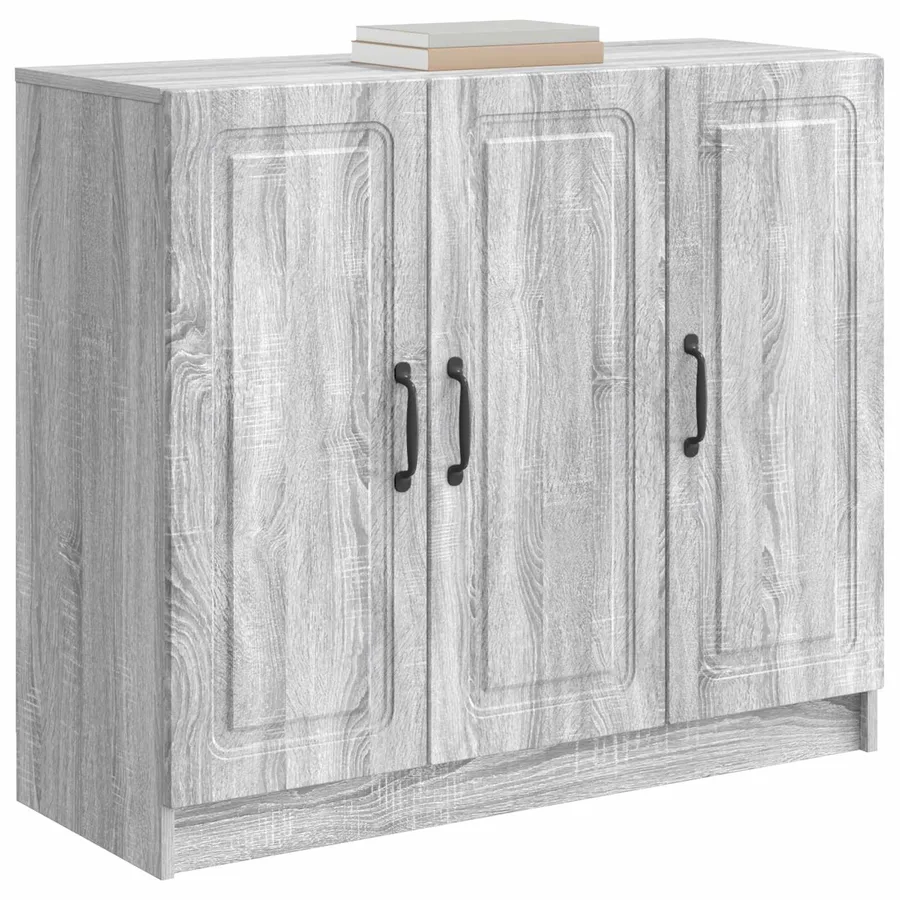 Buffet Sonoma gris 89 x 34,5 x 77 cm Bois d'ingénierie - 3