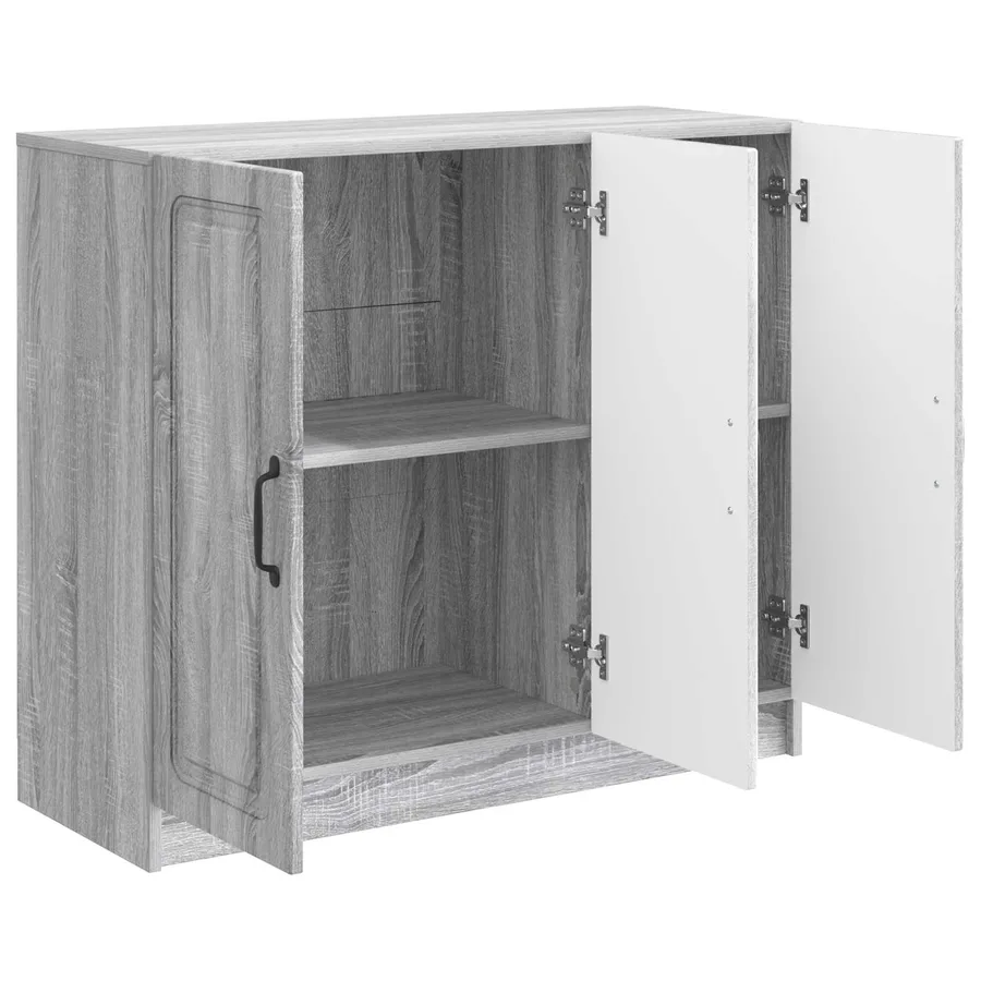 Buffet Sonoma gris 89 x 34,5 x 77 cm Bois d'ingénierie - 5