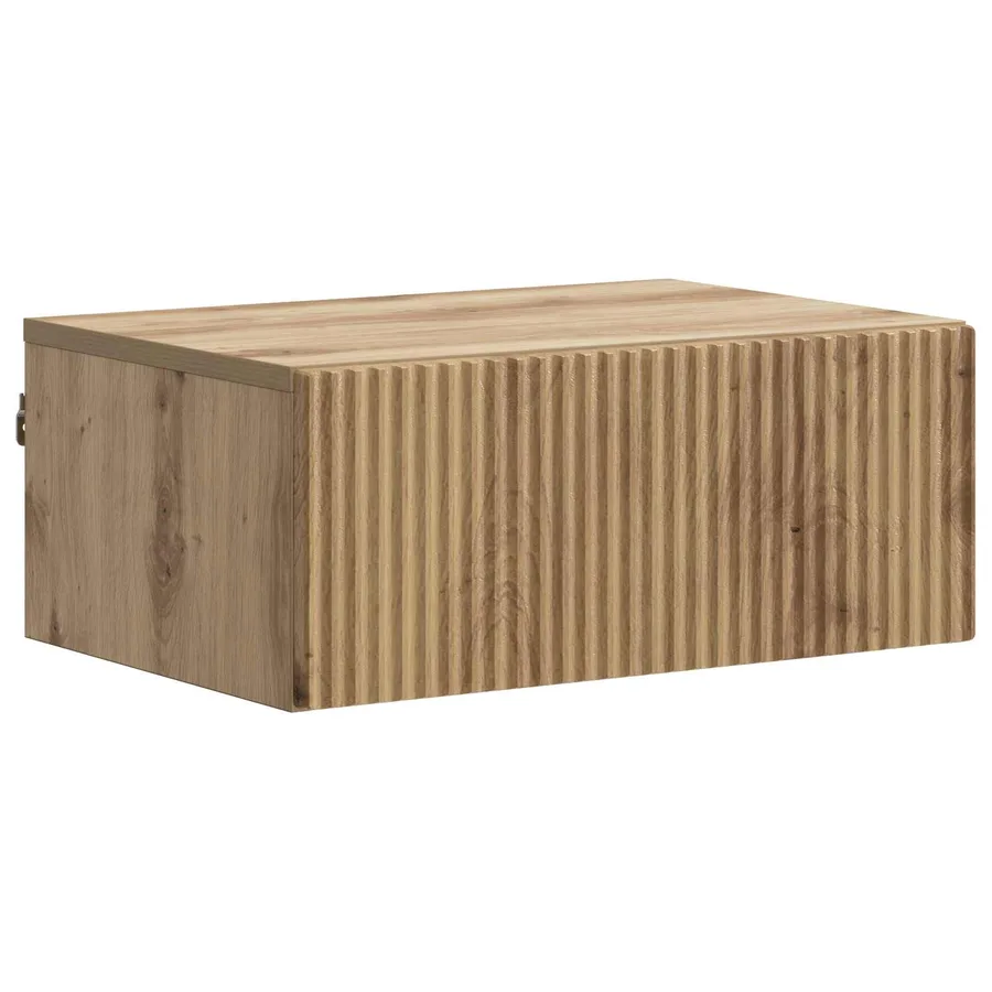 Cabinet de chevet mural 2 pc Chêne artisanal 49 x 34,5 x 20 cm - 5