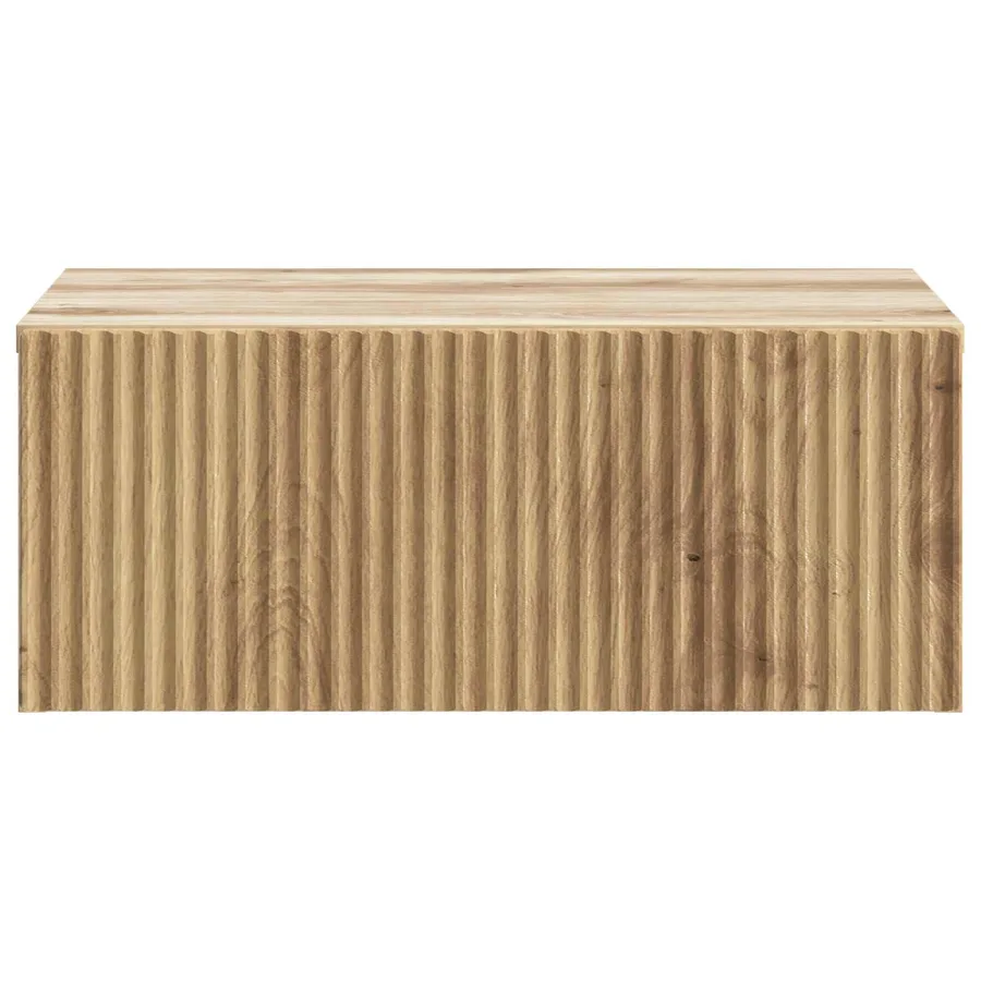 Cabinet de chevet mural 2 pc Chêne artisanal 49 x 34,5 x 20 cm - 7