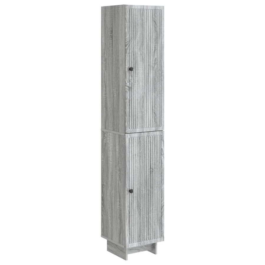 Ensemble de Meubles 2 pcs Sonoma gris 34,5 x 33 x 90 cm - 2