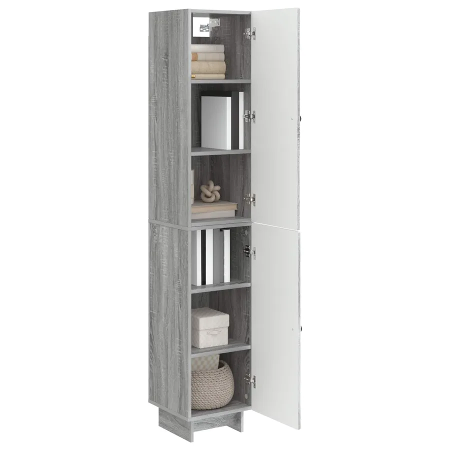 Ensemble de Meubles 2 pcs Sonoma gris 34,5 x 33 x 90 cm - 3