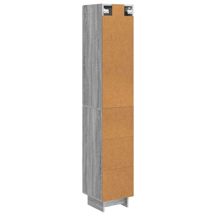 Ensemble de Meubles 2 pcs Sonoma gris 34,5 x 33 x 90 cm - 7