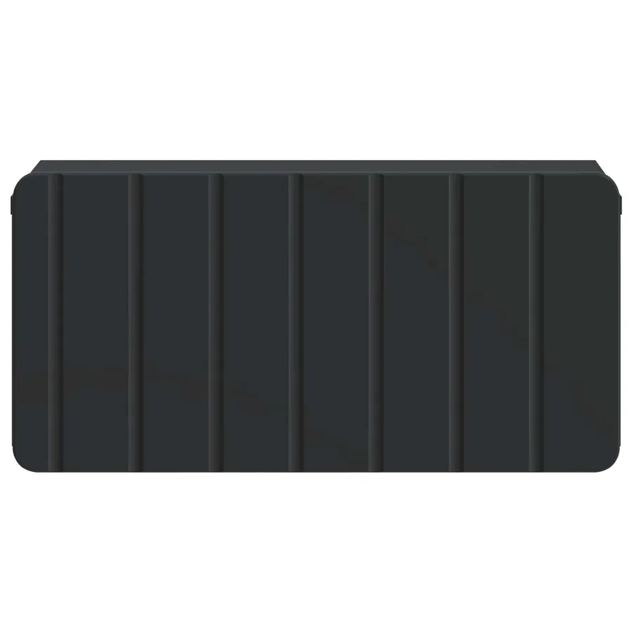 Cabinet de chevet mural 2 pcs Noir 49 x 34,5 x 24 cm - 7