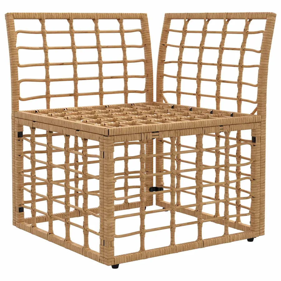 Unité de canapé d'angle modulable pour extérieur Naturel - 3