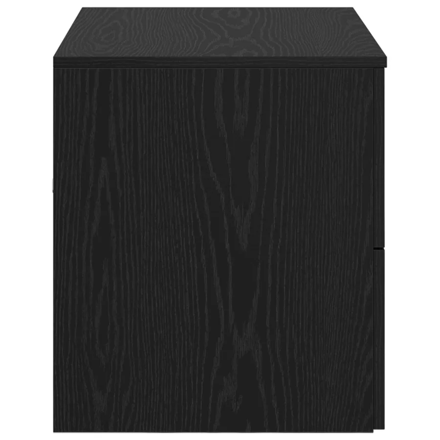 Meuble de Salle de Bain Suspendu Chêne noir 62,5 x 44,5 x 50 cm - 4