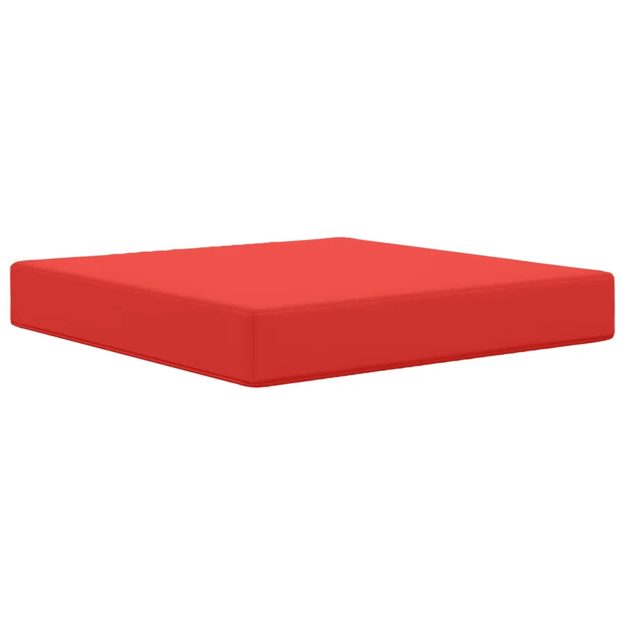 Coussin de canapé d'extérieur 3 pcs Rouge Polyester - 4