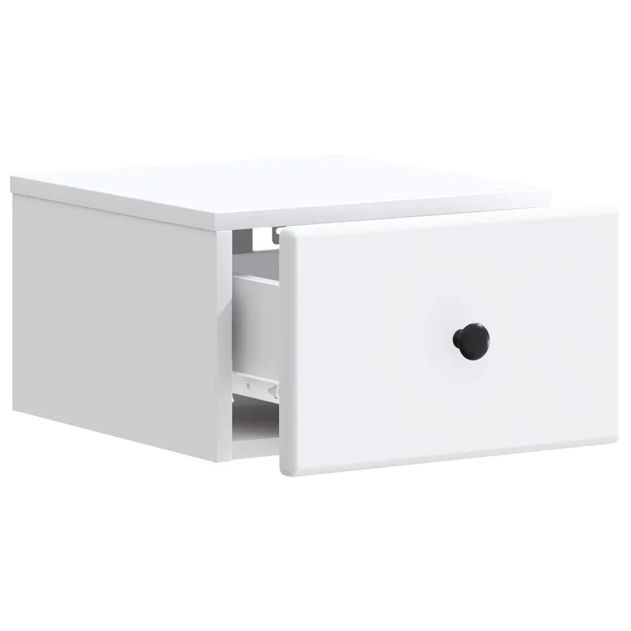Cabinet de chevet mural 2 pcs Blanc 34,5 x 33 x 20 cm - 6