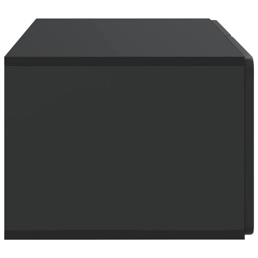 Meuble TV mural 59,5 x 41 x 30 cm Noir Bois d'ingénierie - 7